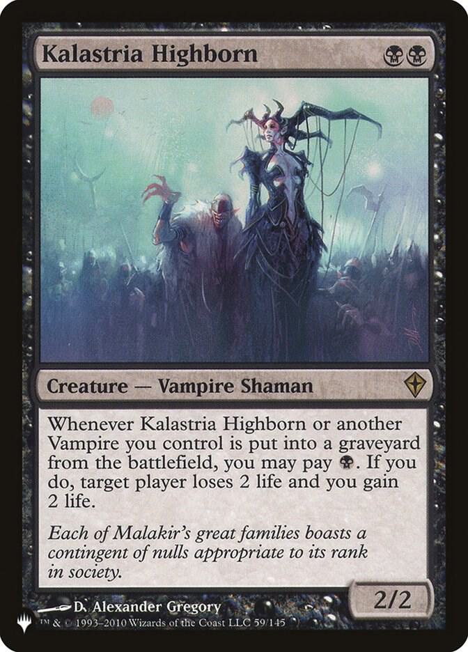 Kalastria Highborn [The List Reprints] 59/145