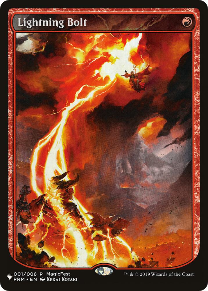Lightning Bolt (PRM) [The List Reprints] 001/006
