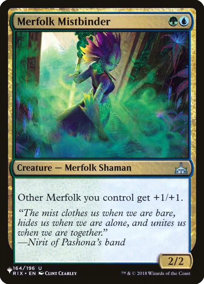 Merfolk Mistbinder [The List Reprints] 164/196