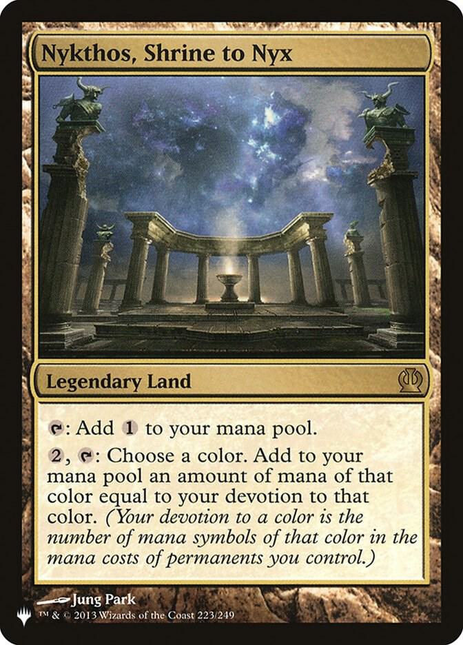 Nykthos, Shrine to Nyx [The List Reprints] 223/249