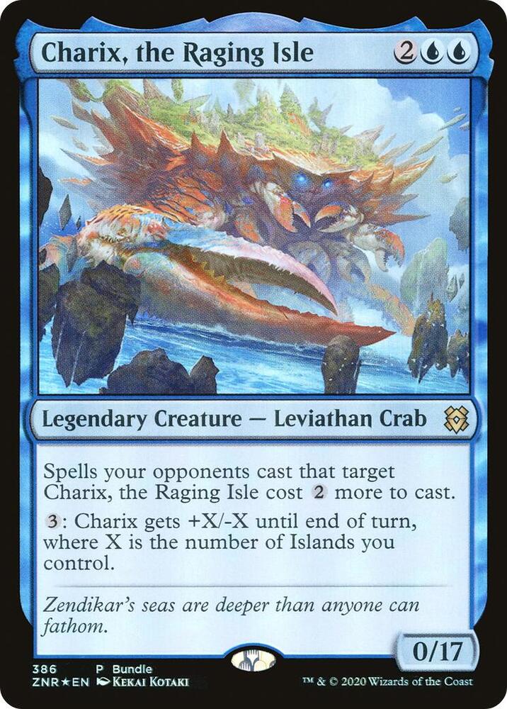 Charix, the Raging Isle (ZNR Bundle) [Unique and Miscellaneous Promos] 386