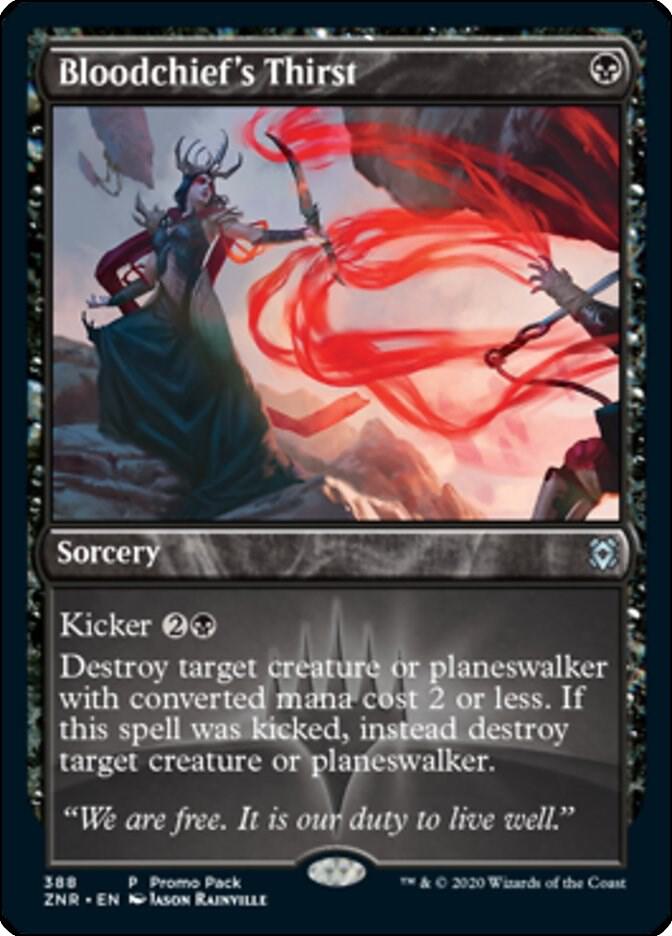 Bloodchief's Thirst [Promo Pack: Zendikar Rising] 388