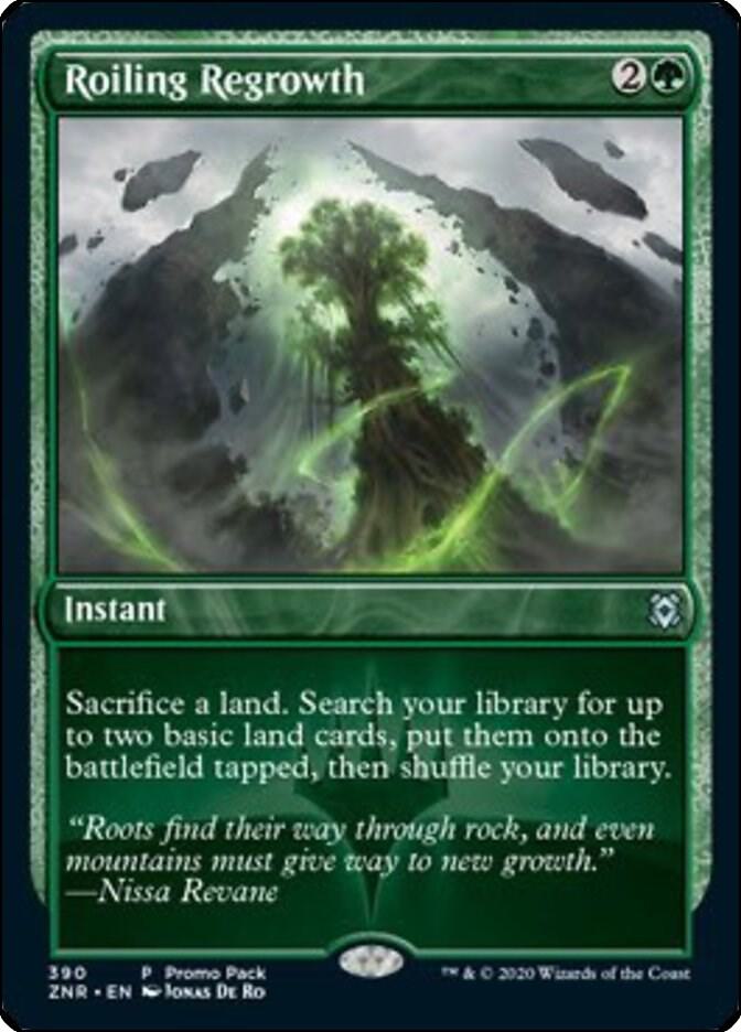 Roiling Regrowth [Promo Pack: Zendikar Rising] 390
