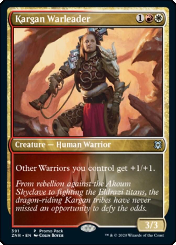 Kargan Warleader [Promo Pack: Zendikar Rising] 391