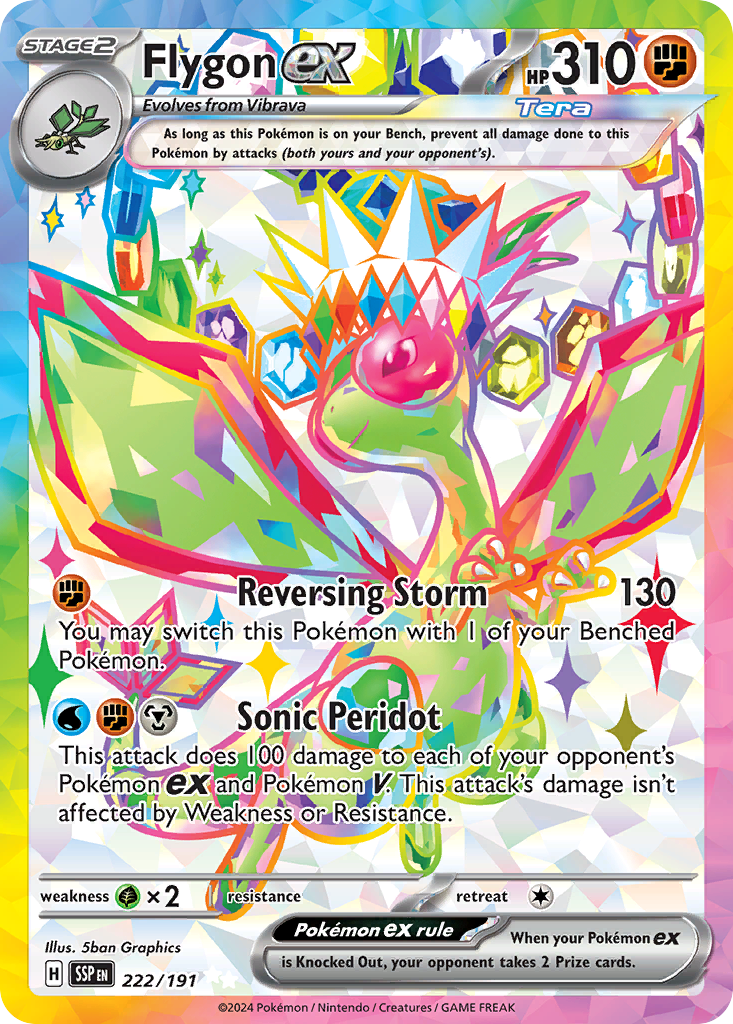 Flygon ex - 222/191 Surging Sparks