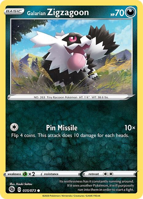Galarian Zigzagoon [Champion's Path] 35/73