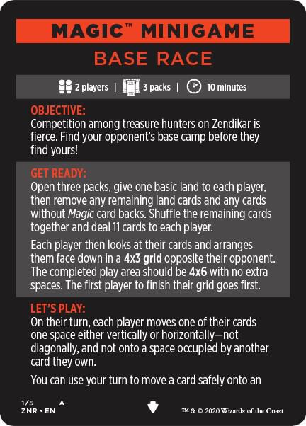 Magic Minigame: Base Race [Zendikar Rising] 1