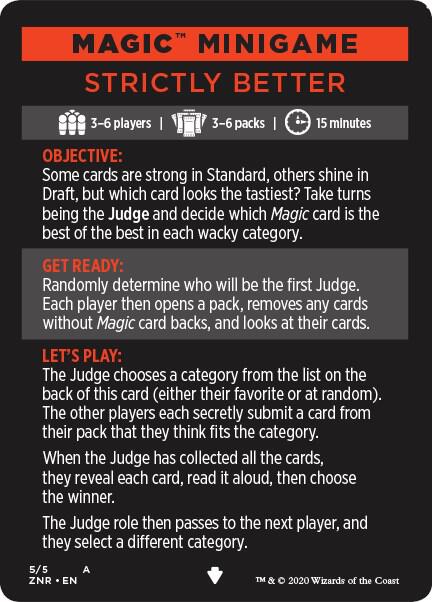 Magic Minigame: Strictly Better [Zendikar Rising] 5