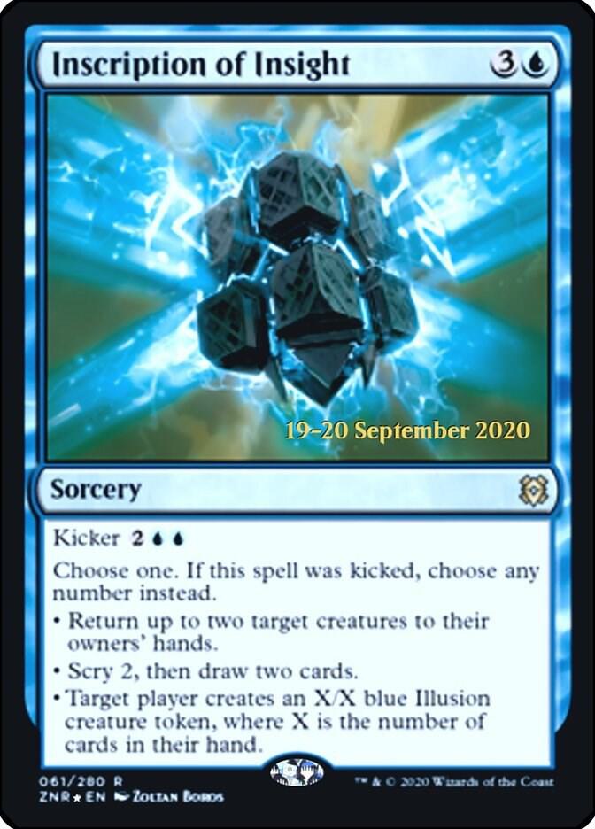 Inscription of Insight [Prerelease Cards] 61