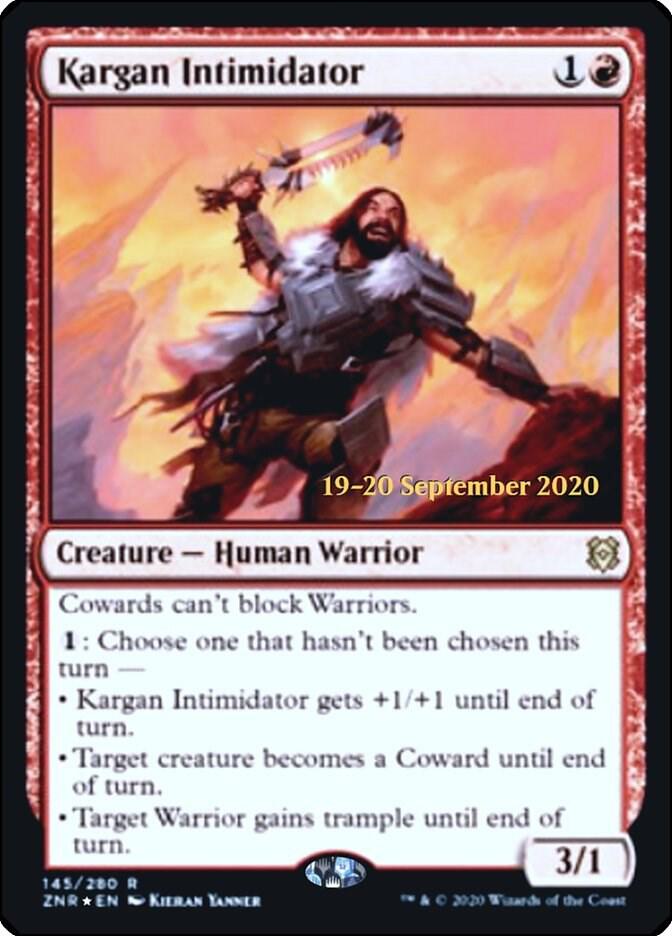 Kargan Intimidator [Prerelease Cards] 145
