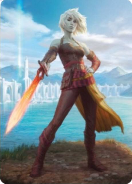 Nahiri, Heir of the Ancients Art Card (3/81) [Art Series: Zendikar Rising] 3