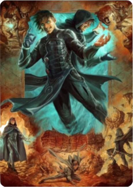 Jace, Mirror Mage Art Card (2/81) [Art Series: Zendikar Rising] 2