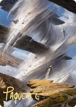 Plains Art Card (8/81) (Gold-Stamped Signature) [Art Series: Zendikar Rising] 8