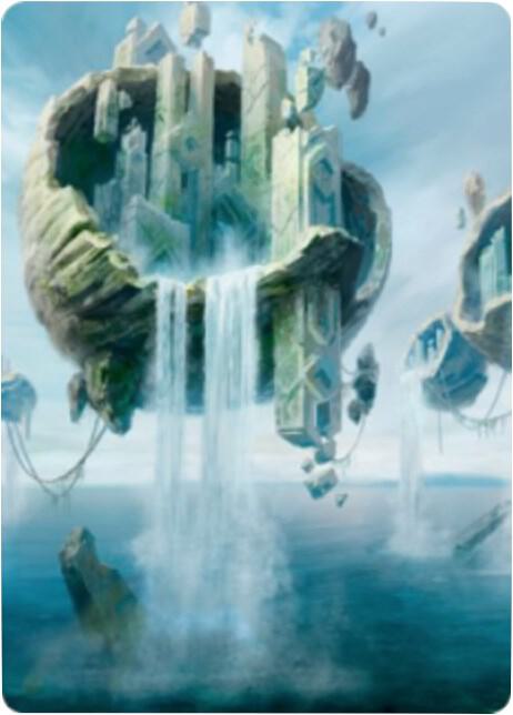 Island Art Card (11/81) [Art Series: Zendikar Rising] 11