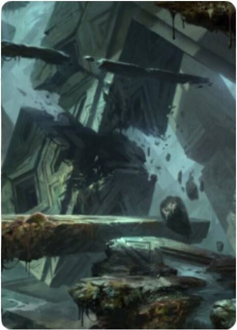 Swamp Art Card (15/81) [Art Series: Zendikar Rising] 15