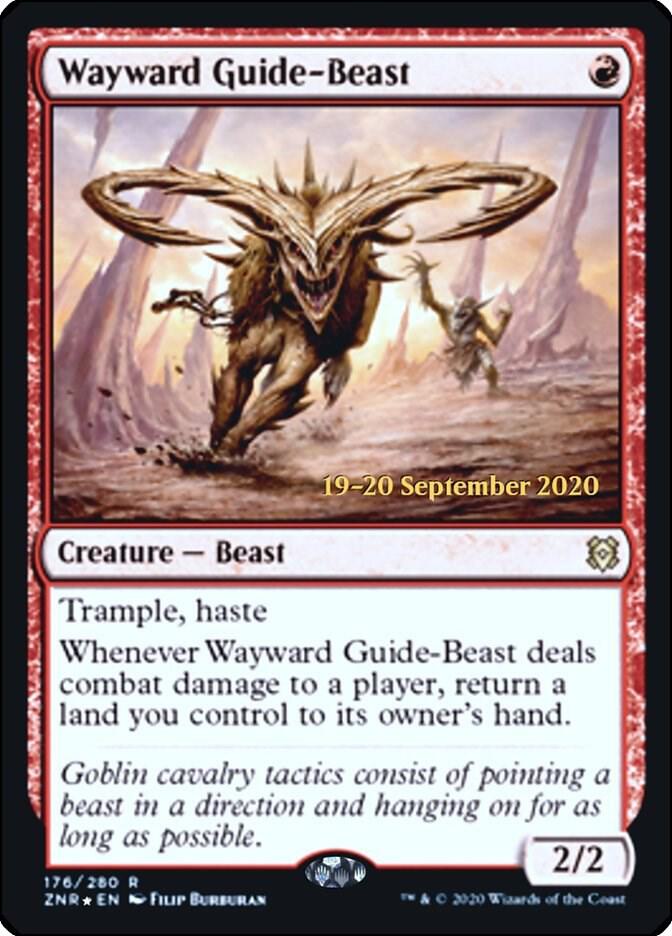 Wayward Guide-Beast [Prerelease Cards] 176