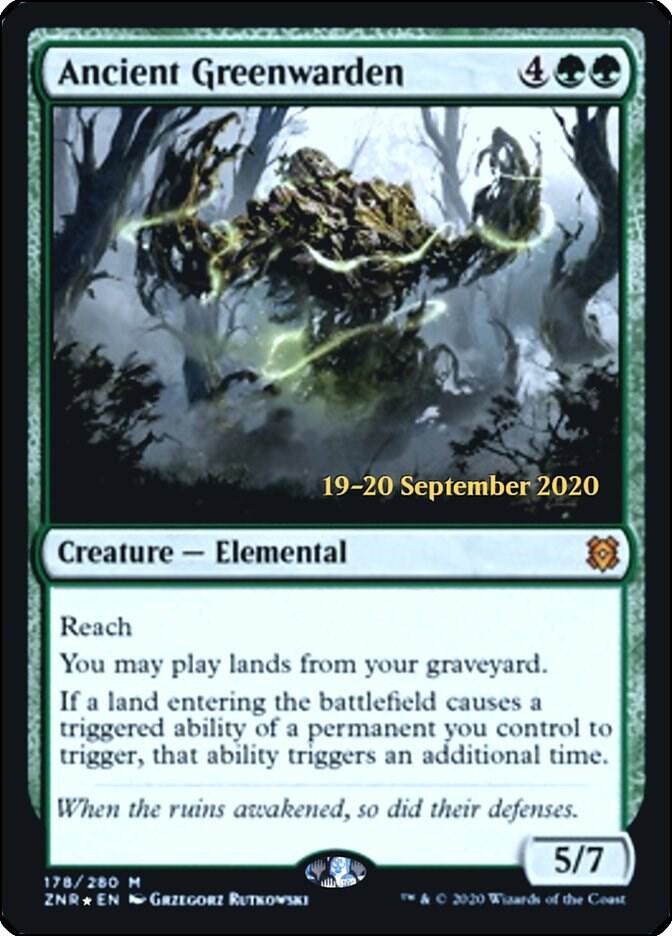 Ancient Greenwarden [Prerelease Cards] 178