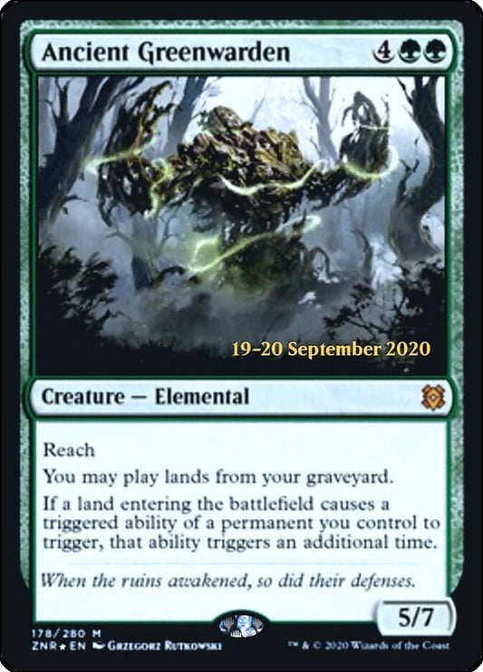 Ancient Greenwarden [Prerelease Cards] 178