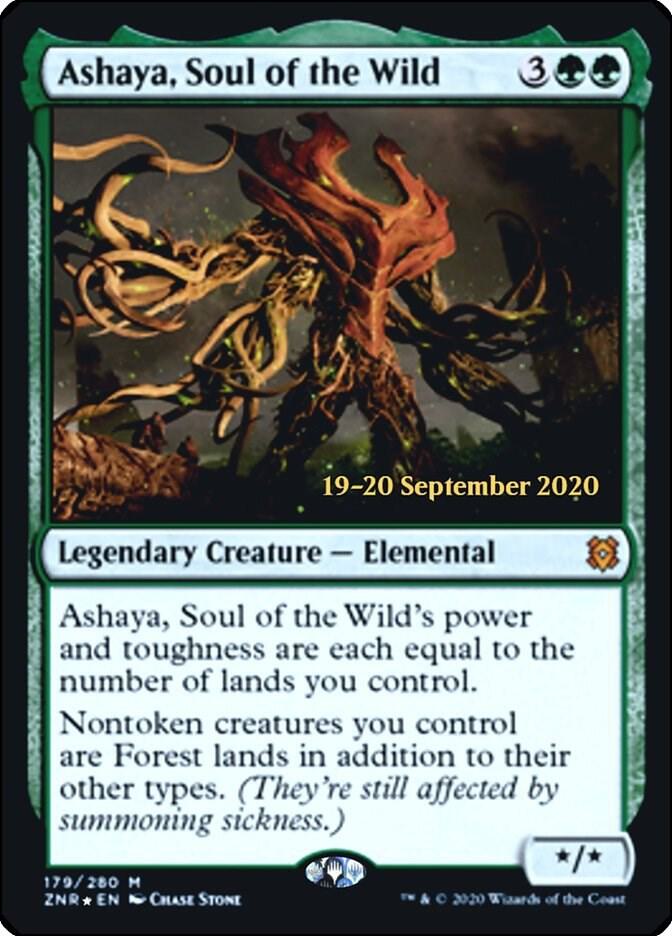 Ashaya, Soul of the Wild [Prerelease Cards] 179