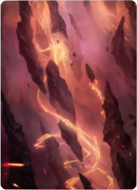 Mountain Art Card (16/81) [Art Series: Zendikar Rising] 16