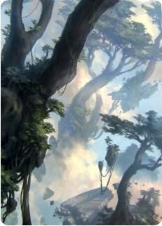 Forest Art Card (19/81) [Art Series: Zendikar Rising] 19