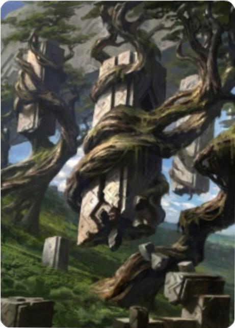 Forest Art Card (20/81) [Art Series: Zendikar Rising] 20