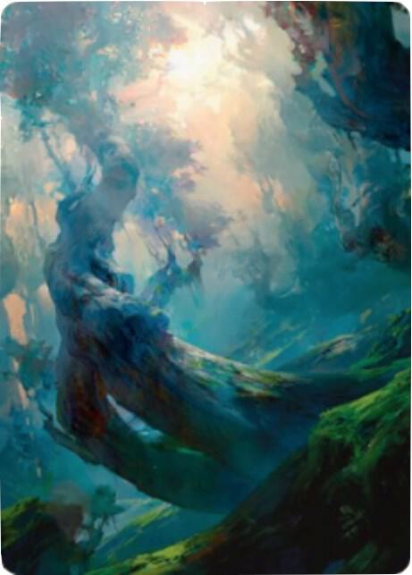 Forest Art Card (21/81) [Art Series: Zendikar Rising] 21