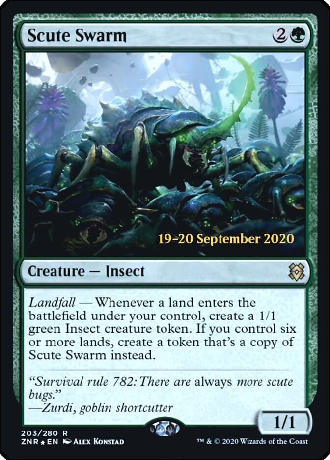 Scute Swarm [Prerelease Cards] 203