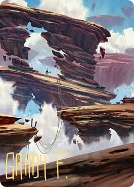 Boulderloft Pathway Art Card (Gold-Stamped Signature) [Art Series: Zendikar Rising] 22