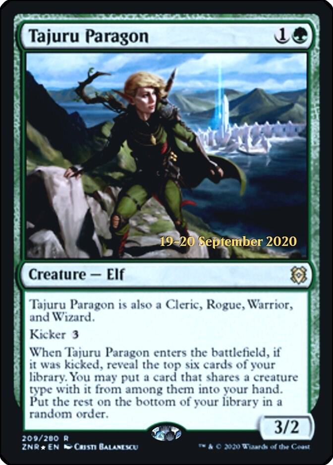 Tajuru Paragon [Prerelease Cards] 209