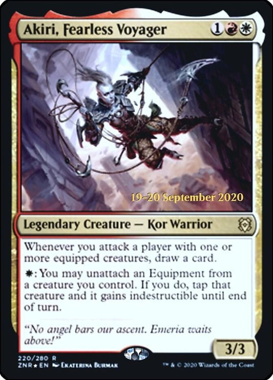 Akiri, Fearless Voyager [Prerelease Cards] 220
