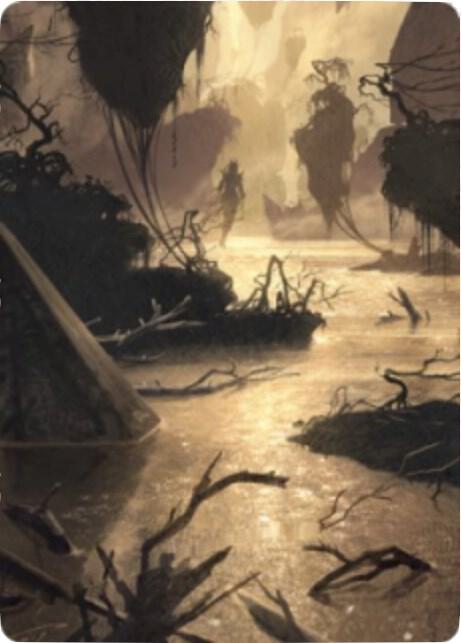 Murkwater Pathway Art Card [Art Series: Zendikar Rising] 26