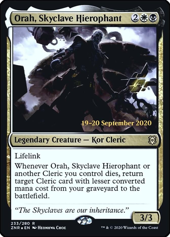 Orah, Skyclave Hierophant [Prerelease Cards] 233
