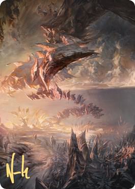Needleverge Pathway Art Card (Gold-Stamped Signature) [Art Series: Zendikar Rising] 27