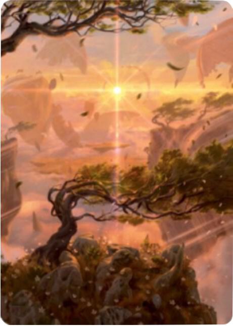 Windswept Heath Art Card [Art Series: Zendikar Rising] 30