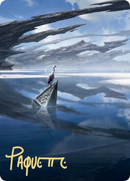 Seachrome Coast Art Card (Gold-Stamped Signature) [Art Series: Zendikar Rising] 31