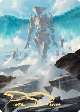 Celestial Colonnade Art Card (Gold-Stamped Signature) [Art Series: Zendikar Rising] 33