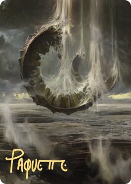 Wasteland Art Card (Gold-Stamped Signature) [Art Series: Zendikar Rising] 36