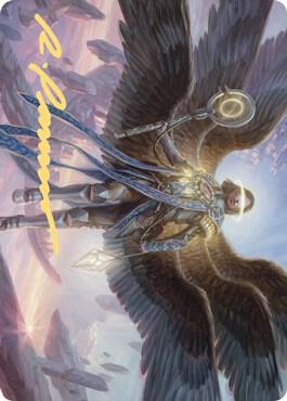 Angel of Destiny Art Card (Gold-Stamped Signature) [Art Series: Zendikar Rising] 37