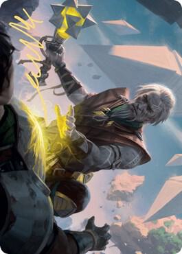 Expedition Healer Art Card (Gold-Stamped Signature) [Art Series: Zendikar Rising] 39