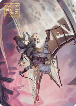 Kitesail Cleric Art Card (Gold-Stamped Signature) [Art Series: Zendikar Rising] 40