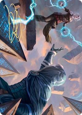 Nahiri's Binding Art Card (Gold-Stamped Signature) [Art Series: Zendikar Rising] 42