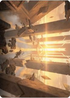 Skyclave Basilica Art Card [Art Series: Zendikar Rising] 44
