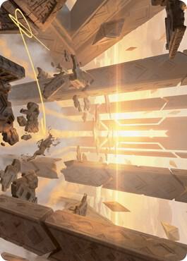 Skyclave Basilica Art Card (Gold-Stamped Signature) [Art Series: Zendikar Rising] 44
