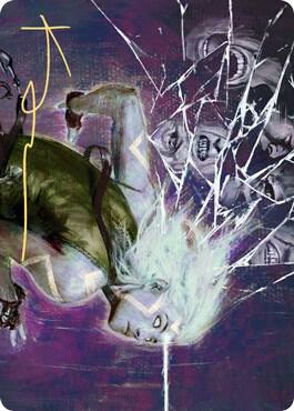 Anticognition Art Card (Gold-Stamped Signature) [Art Series: Zendikar Rising] 46