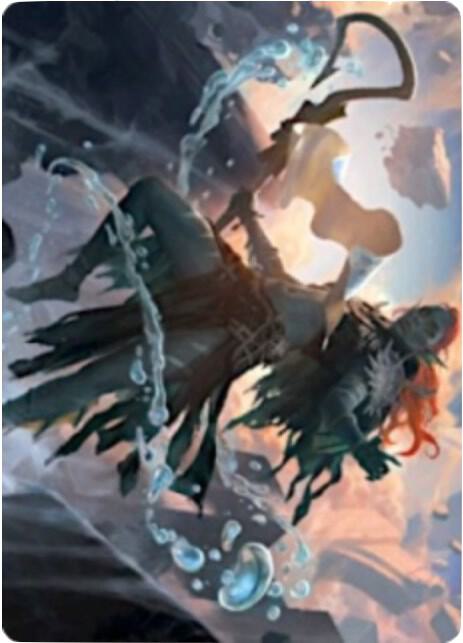 Expedition Diviner Art Card [Art Series: Zendikar Rising] 47