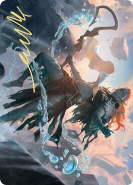 Expedition Diviner Art Card (Gold-Stamped Signature) [Art Series: Zendikar Rising] 47