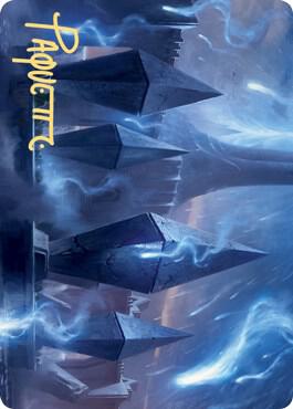Sea Gate Restoration Art Card (Gold-Stamped Signature) [Art Series: Zendikar Rising] 49