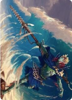 Tazeem Roilmage Art Card [Art Series: Zendikar Rising] 51