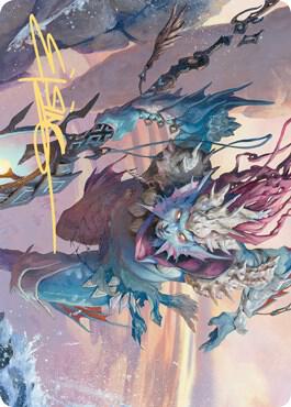 Umara Wizard Art Card (Gold-Stamped Signature) [Art Series: Zendikar Rising] 52